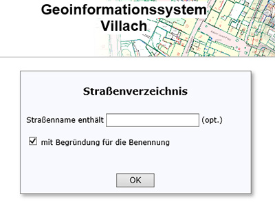 Straßenverzeichnis