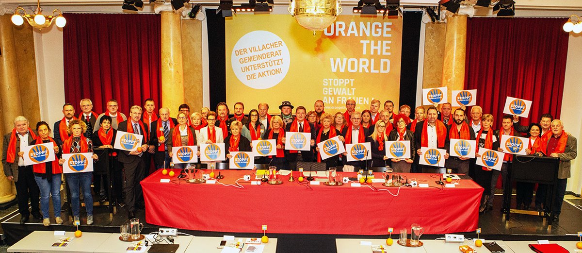 Gemeinderat - Orange the world