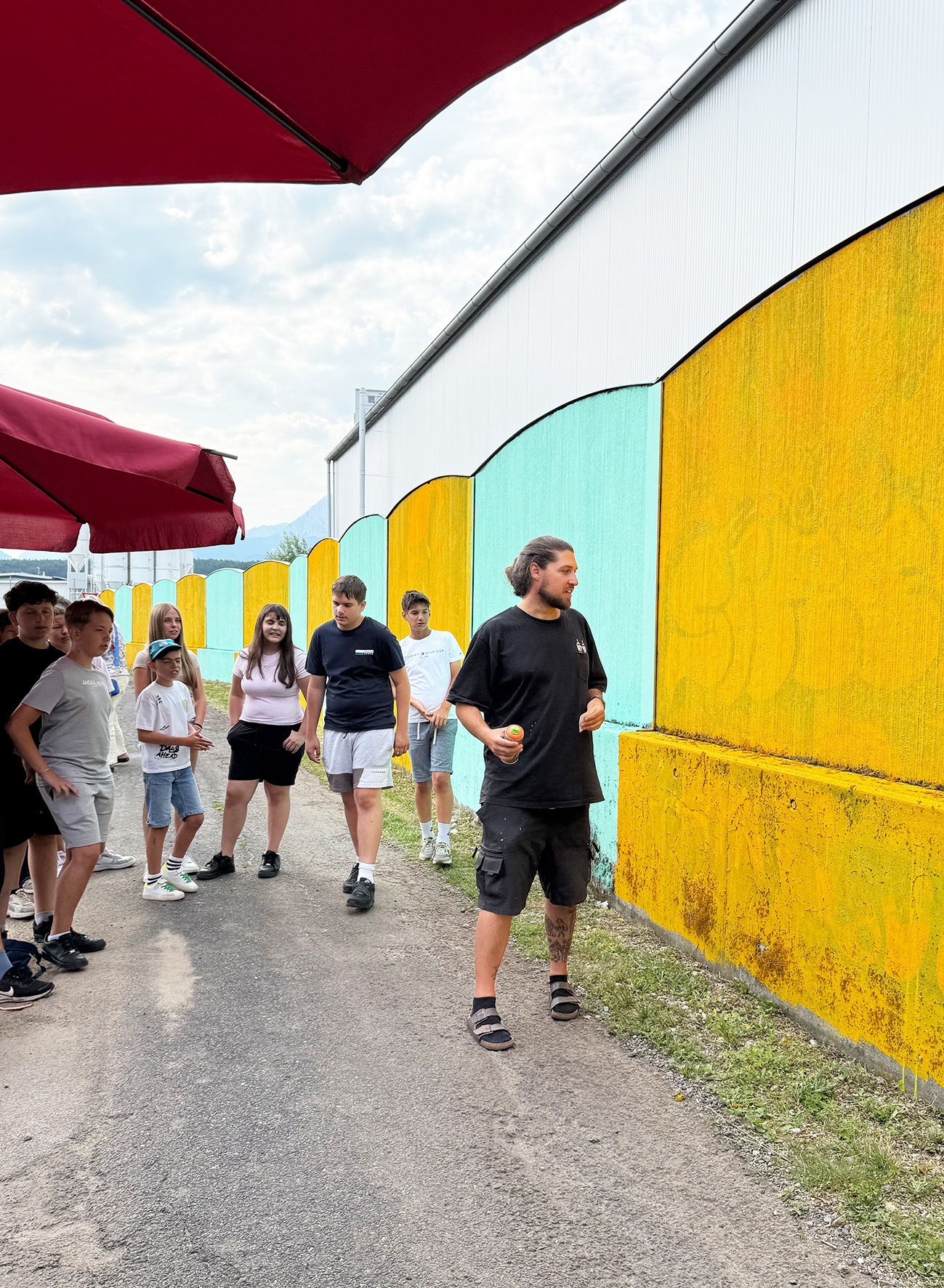 Sprayen lernen mit Street Art Künstler "Grime"