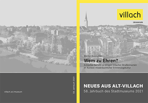 Cover des 58. Jahrbuchs des Villacher Stadtmuseums