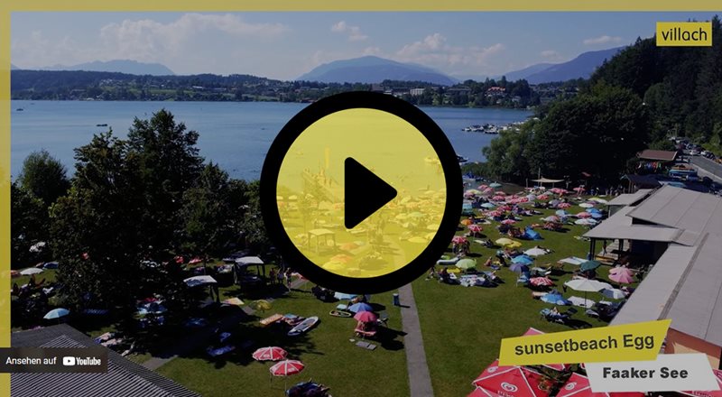 Ansehen auf YouTube villach sunsetbeach Egg Faaker Se