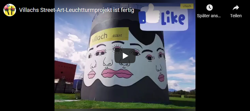 Video - Streetart Leuchtturm