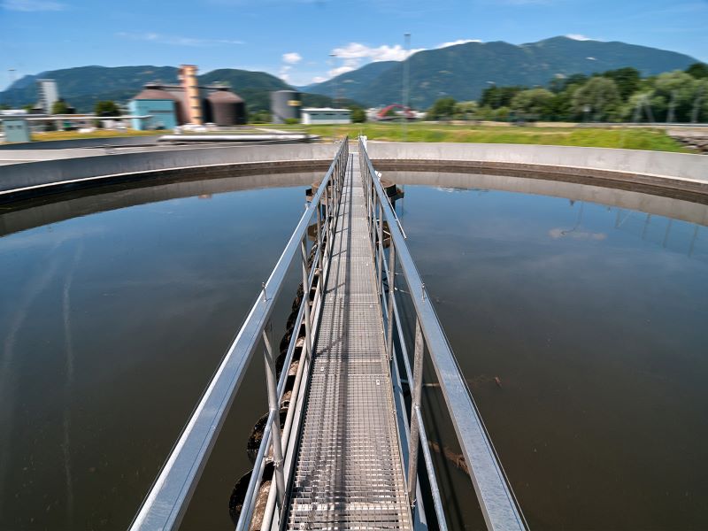 Die Kläranlage Villach