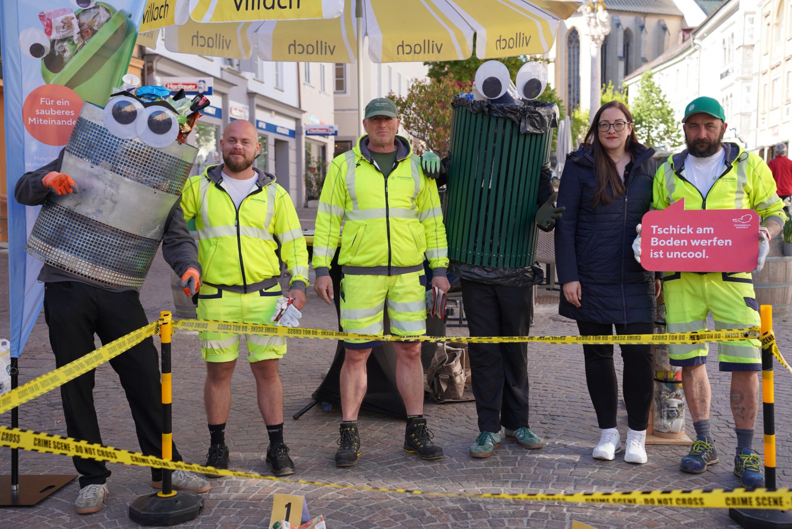 Die Trashbusters besuchten Villach