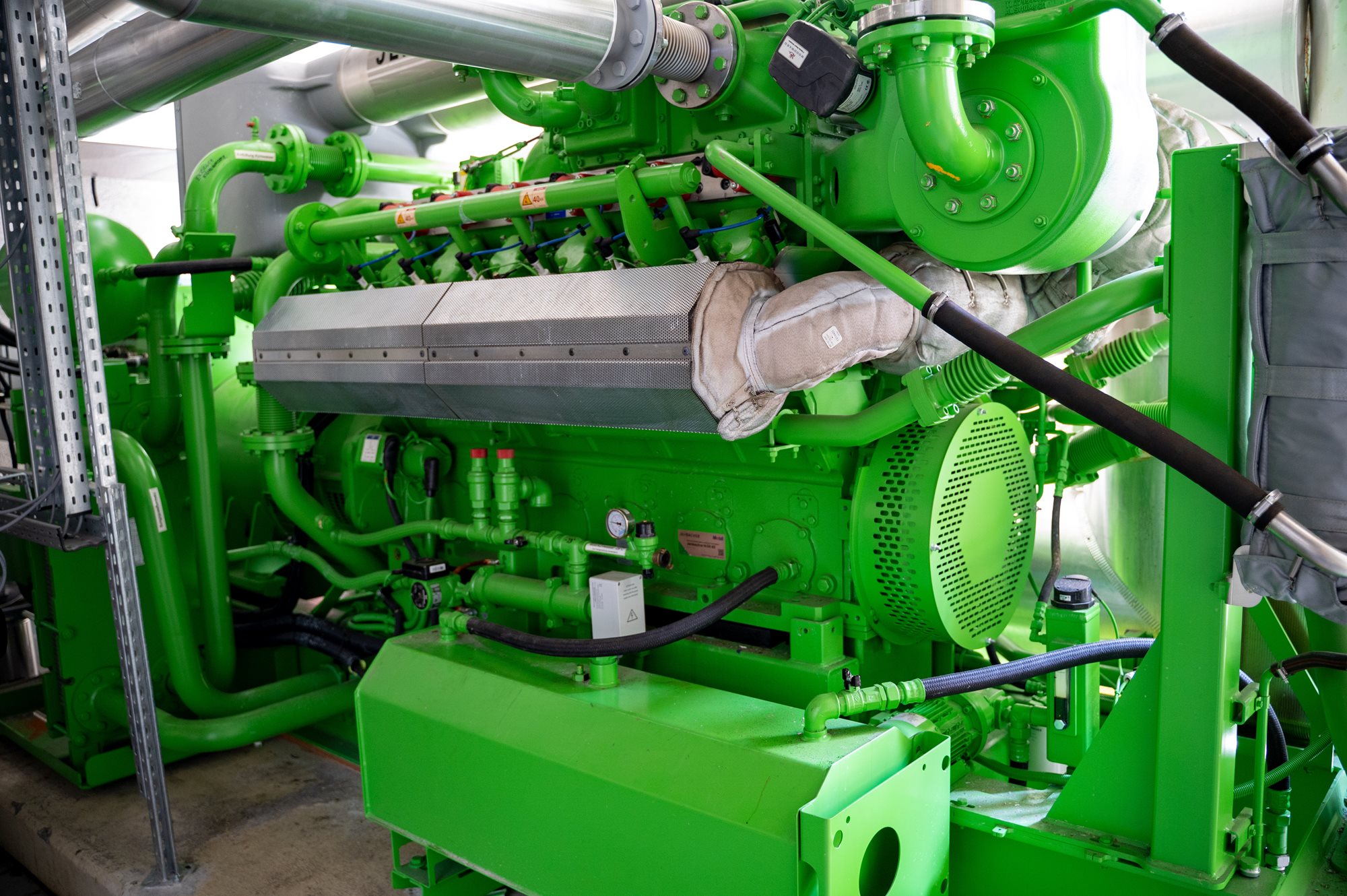 Maschinen in der Kläranlage