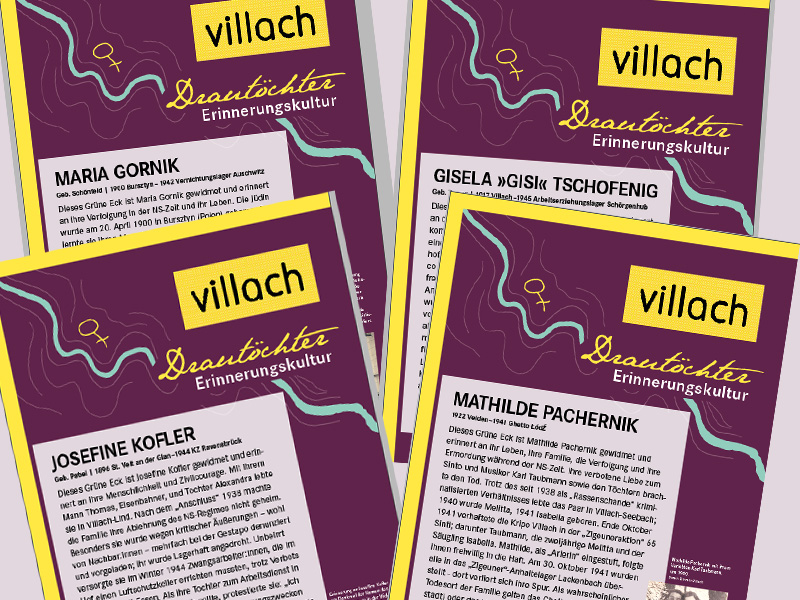 Gedenktafeln für Drautöchter