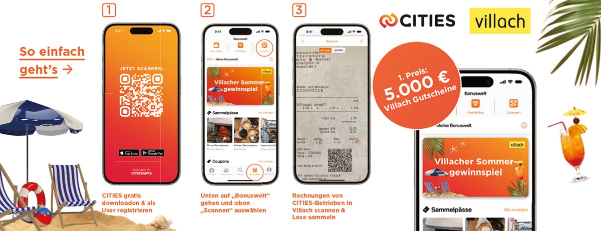 Cities App SOMMERGEWINNSPIEL