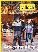 Cover Stadtzeitung Nr. 11/2024 mit Titelstory "Adventzauber in Villach"