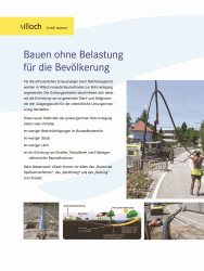 Infotafel Wasser: "Bauen ohne Belastung für die Bevölkerung"