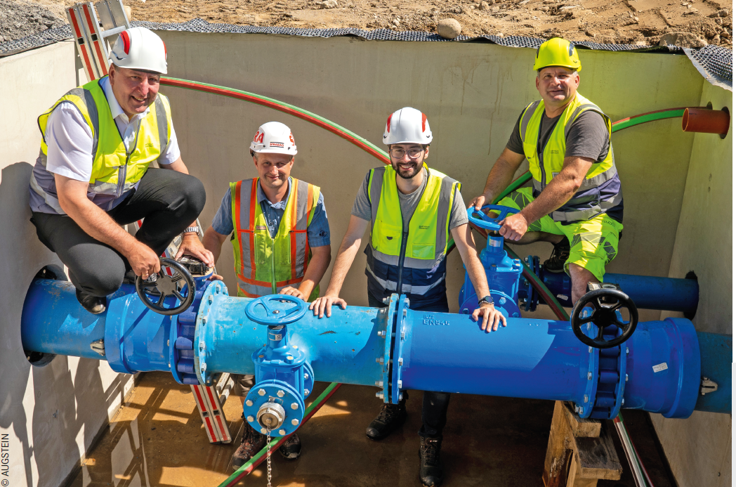 Bauarbeiten Wasserwerk