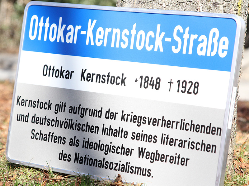 Umgang mit belasteten Straßennamen