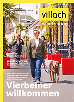 Cover Stadtzeitung Nr. 05/2025 mit Titelstory "Vierbeiner willkommen"