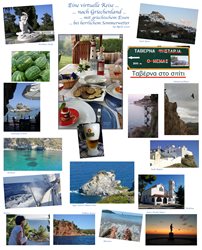 Nachdem alle Urlaube entfallen sind, haben wir eine "virtuelle Reise" gemacht: alte Urlaubsfotos angeschaut und griechisch gekocht.