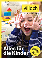 Cover Stadtzeitung Nr. 09/2024 mit Titelstory "Alles für die Kinder"