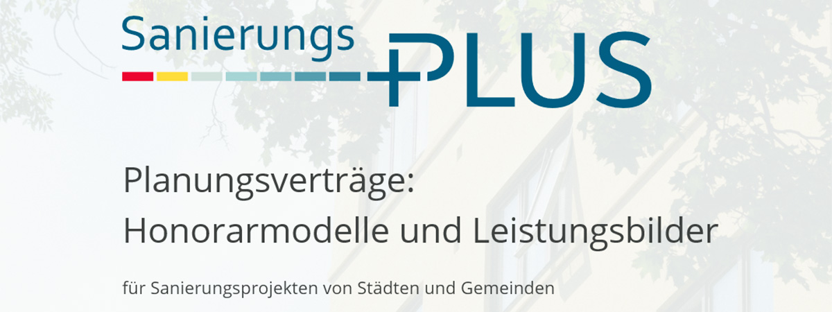 Sanierungsplus - Planungsverträge