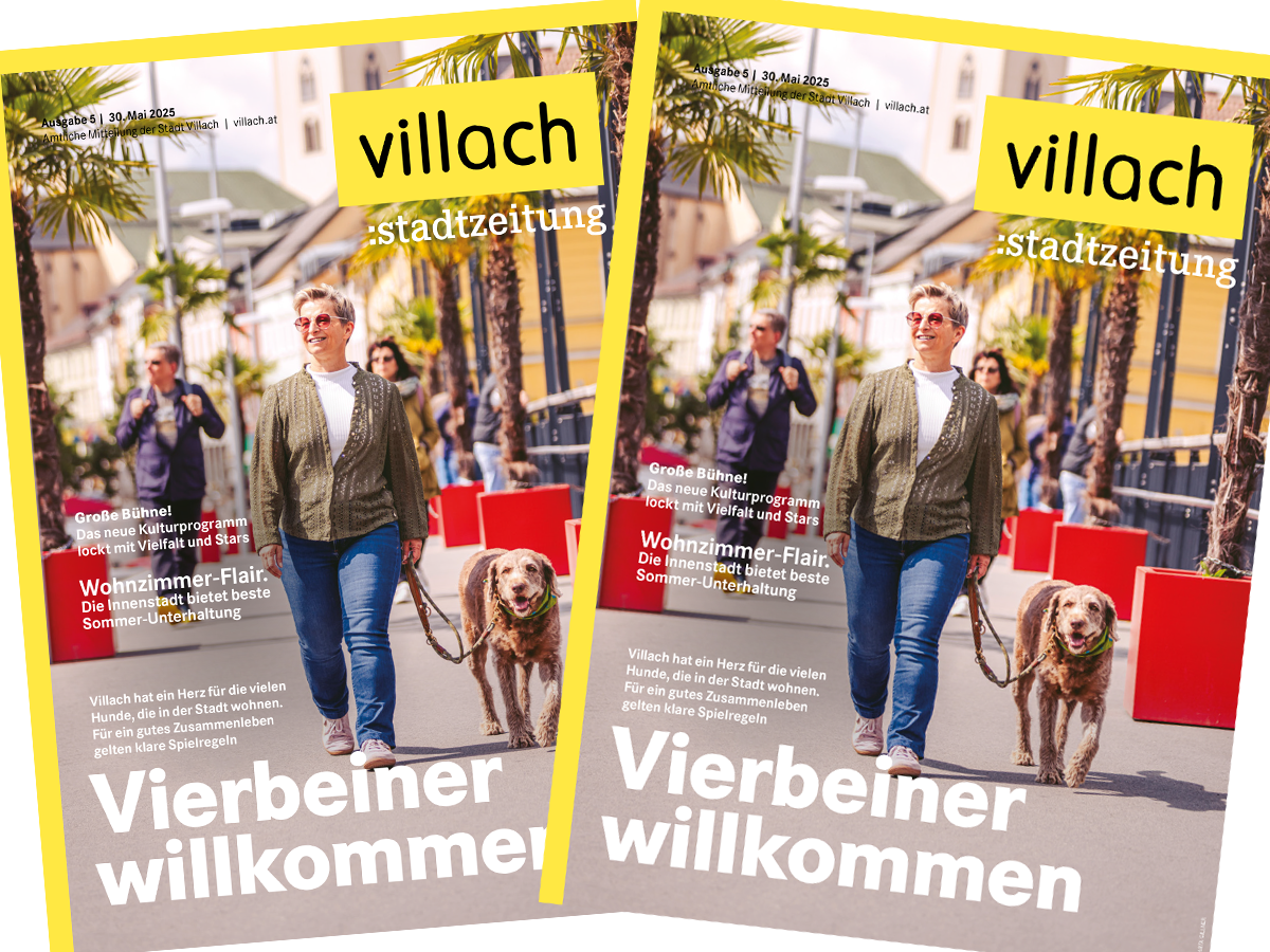 Cover der aktuellen Villacher Stadtzeitung