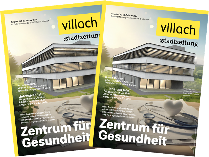 Cover der aktuellen Villacher Stadtzeitung