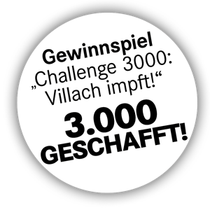 Challenge3000:Villach impft - Wir haben es geschafft!