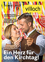 Cover Stadtzeitung Nr. 07/2022 mit Titelstory "Ein Herz für den Kirchtag"