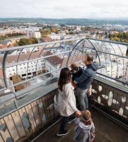 Stadtpfarrturm in Villach aus dem Jahre 1847.