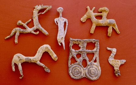 Bleifiguren aus Frög, um 600 v. Chr.