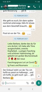 WhatsApp-Nachricht