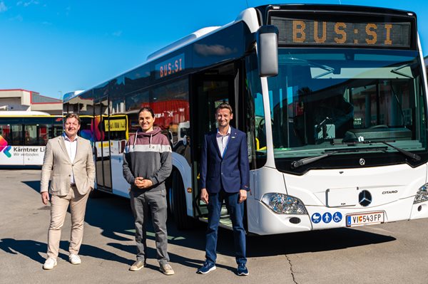 Vier neue Busse für Villachs Taktverkehr